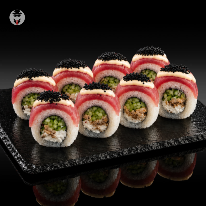 Tuna Teriyaki Salmon Roll